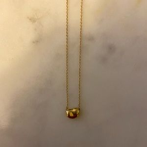 Tiffany Elsa Perretti 18K Bean 6.5mm Necklace